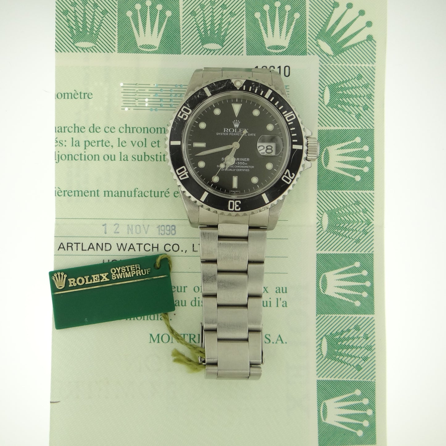 Rolex Submariner 16610 #24432