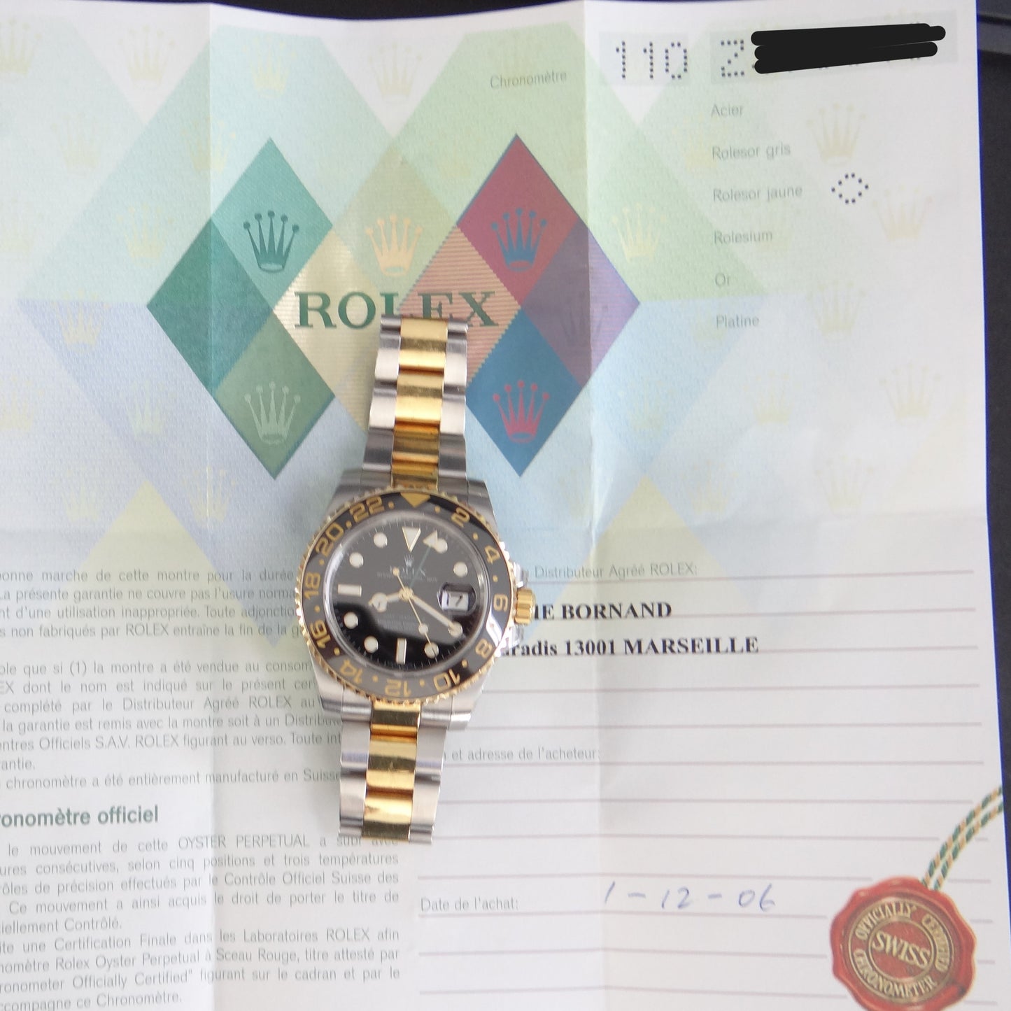 Rolex Gmt Master II 116713 #27466