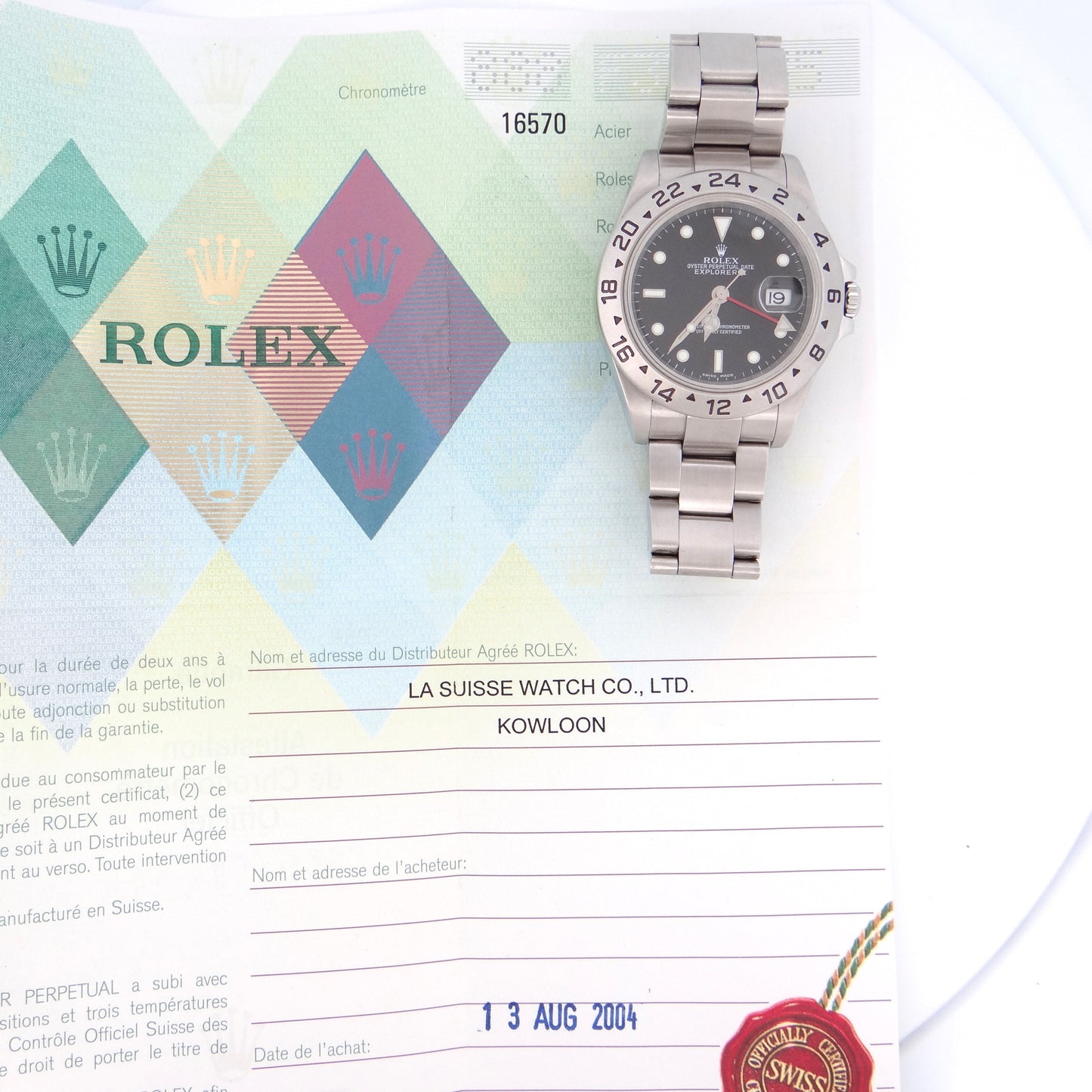 Rolex 16570 Explorer ii #28210