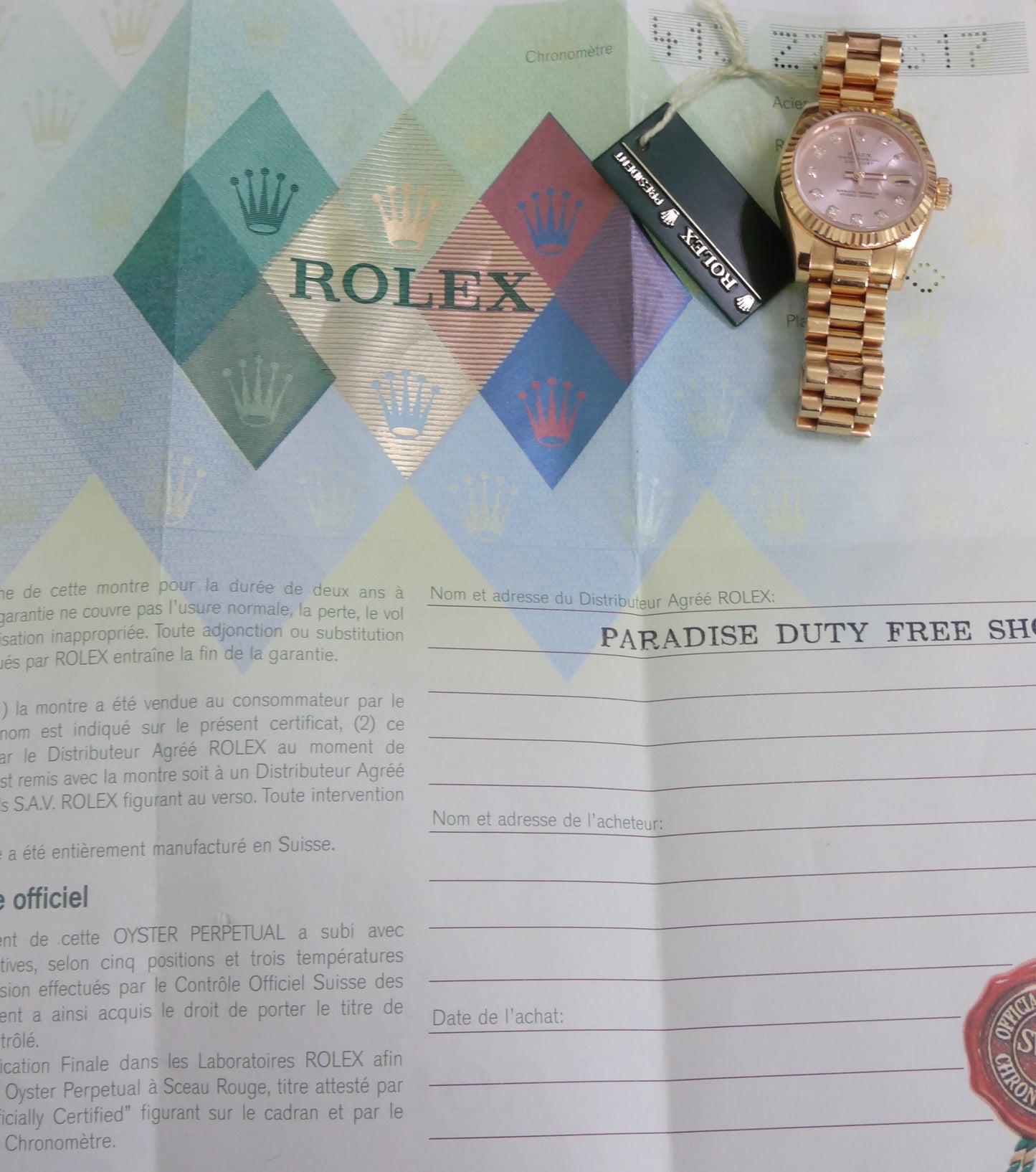 Rolex Ladies President 179175 #26630