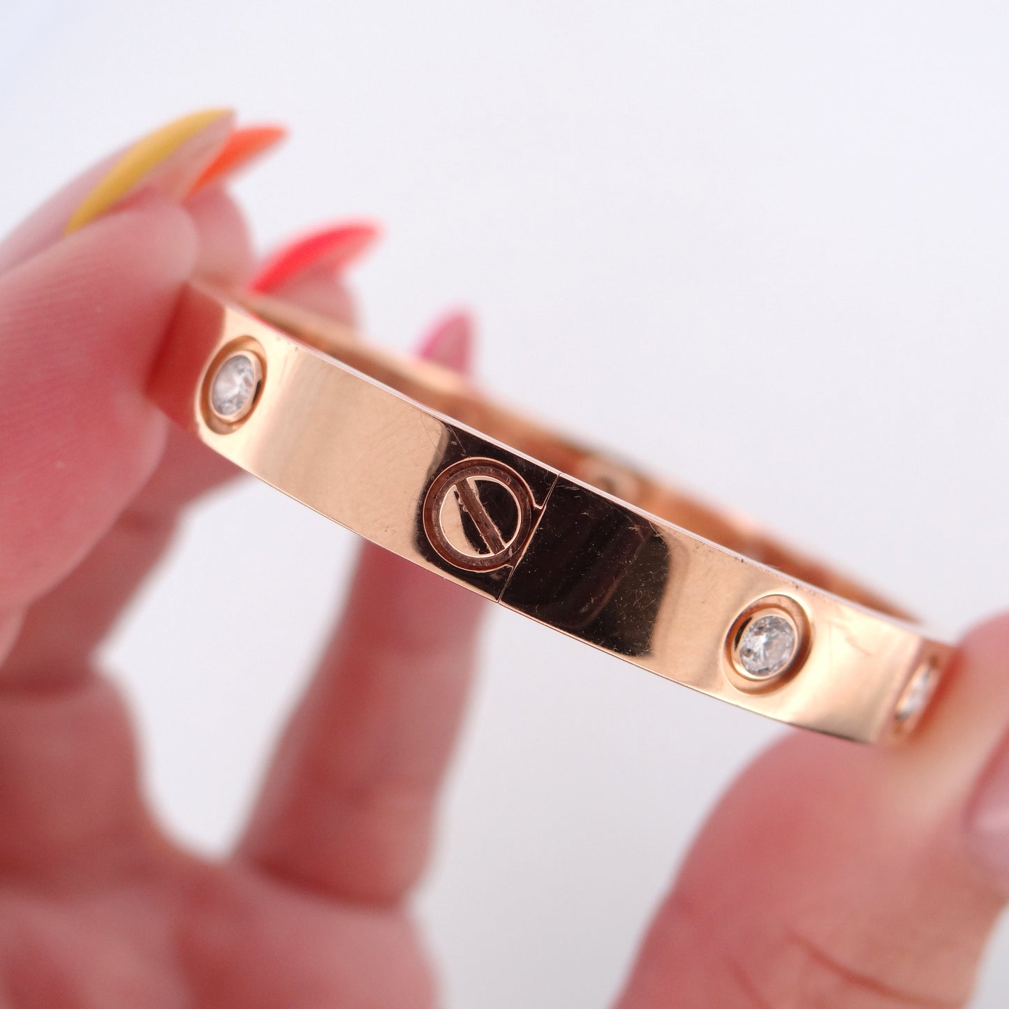 Cartier Love Factory 10 Diamond Bracelet