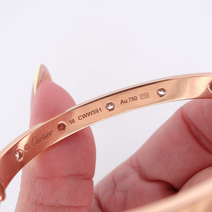 Cartier Love Factory 10 Diamond Bracelet