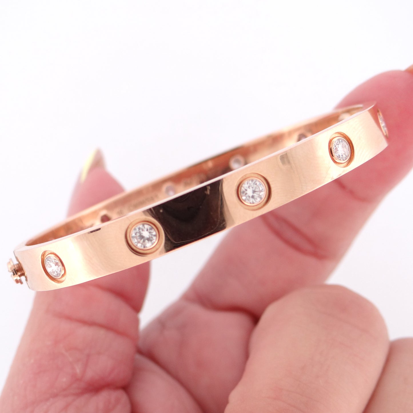 Cartier Love Factory 10 Diamond Bracelet