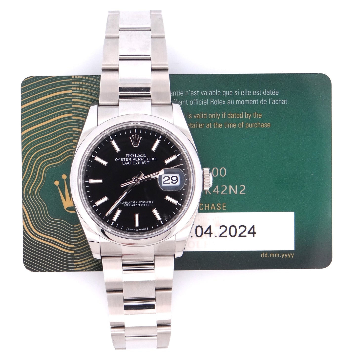Rolex 126200 mens Datejust #28542