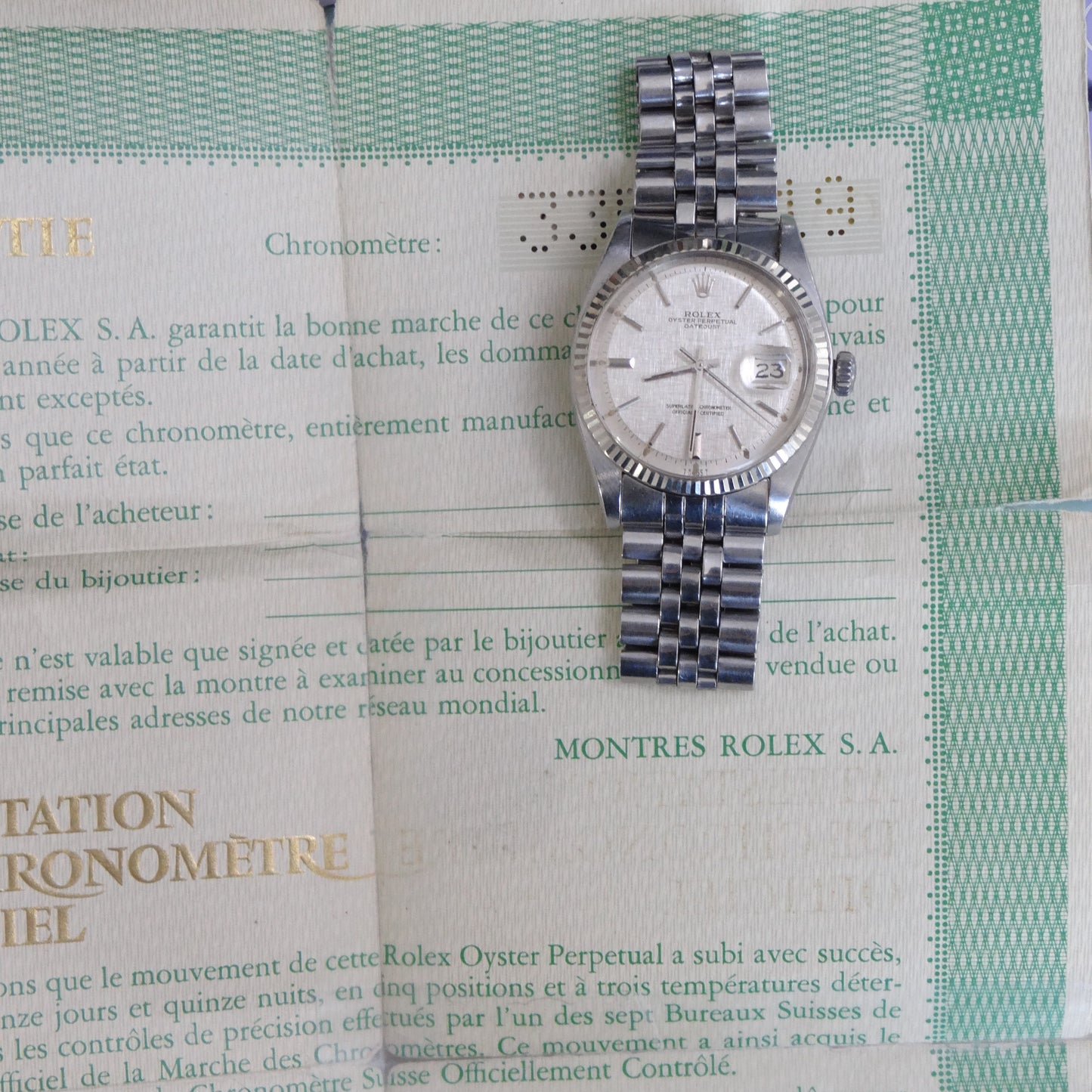 Rolex mens Datejust 1601 #26695