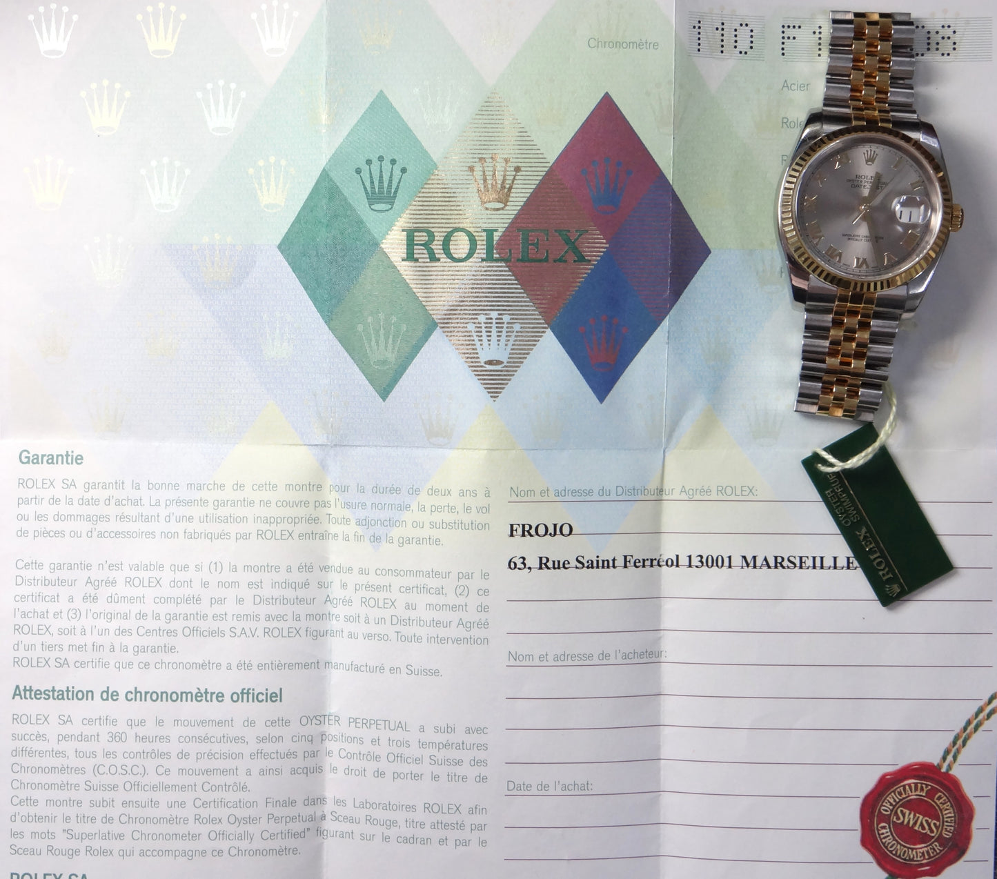 Rolex 116233 Mens Datejust #28560