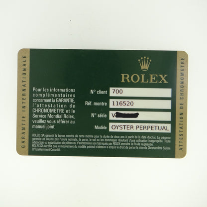 Rolex Daytona 116520 #26769