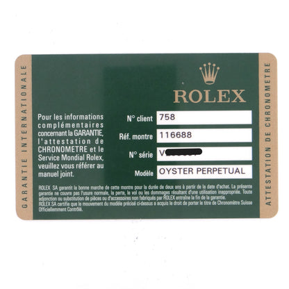 Rolex 116688 Yachtmaster II #28506