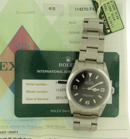 Rolex Explorer I 114270 #25294