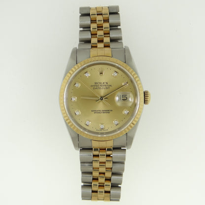 Rolex mens Datejust 16233 #26776