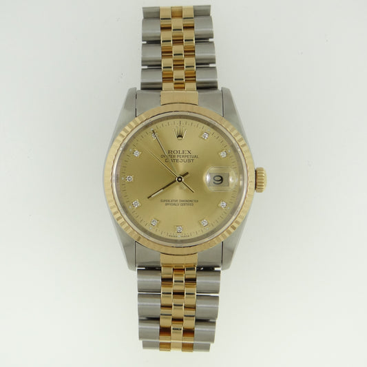 Rolex mens Datejust 16233 #26794