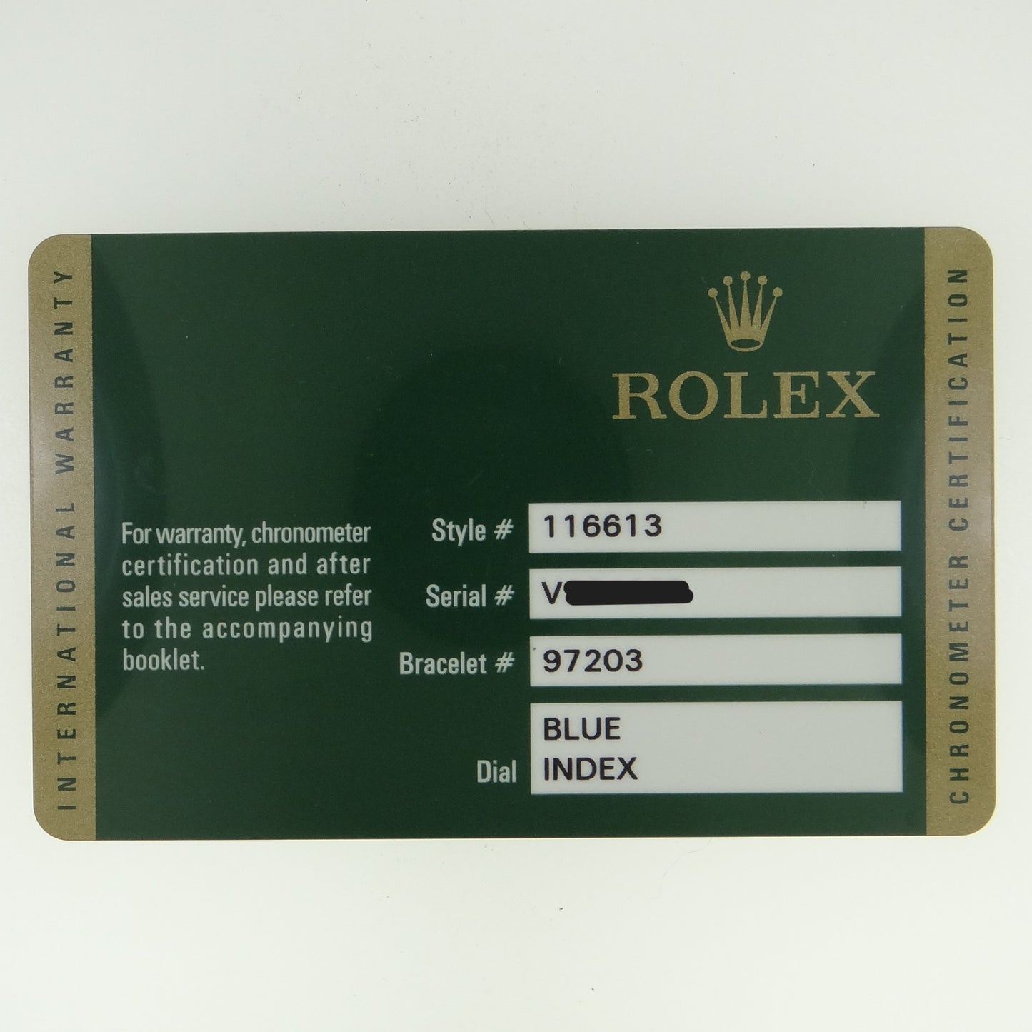 Rolex Submariner 116613 #26839