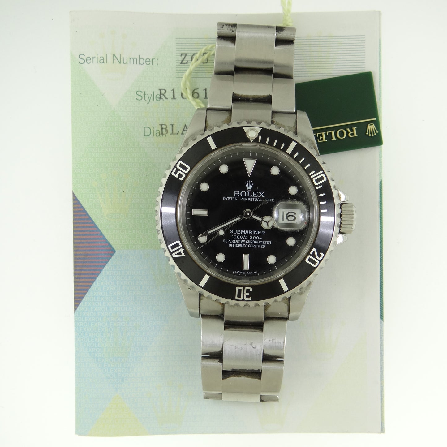 Rolex Submariner 16610 #26840