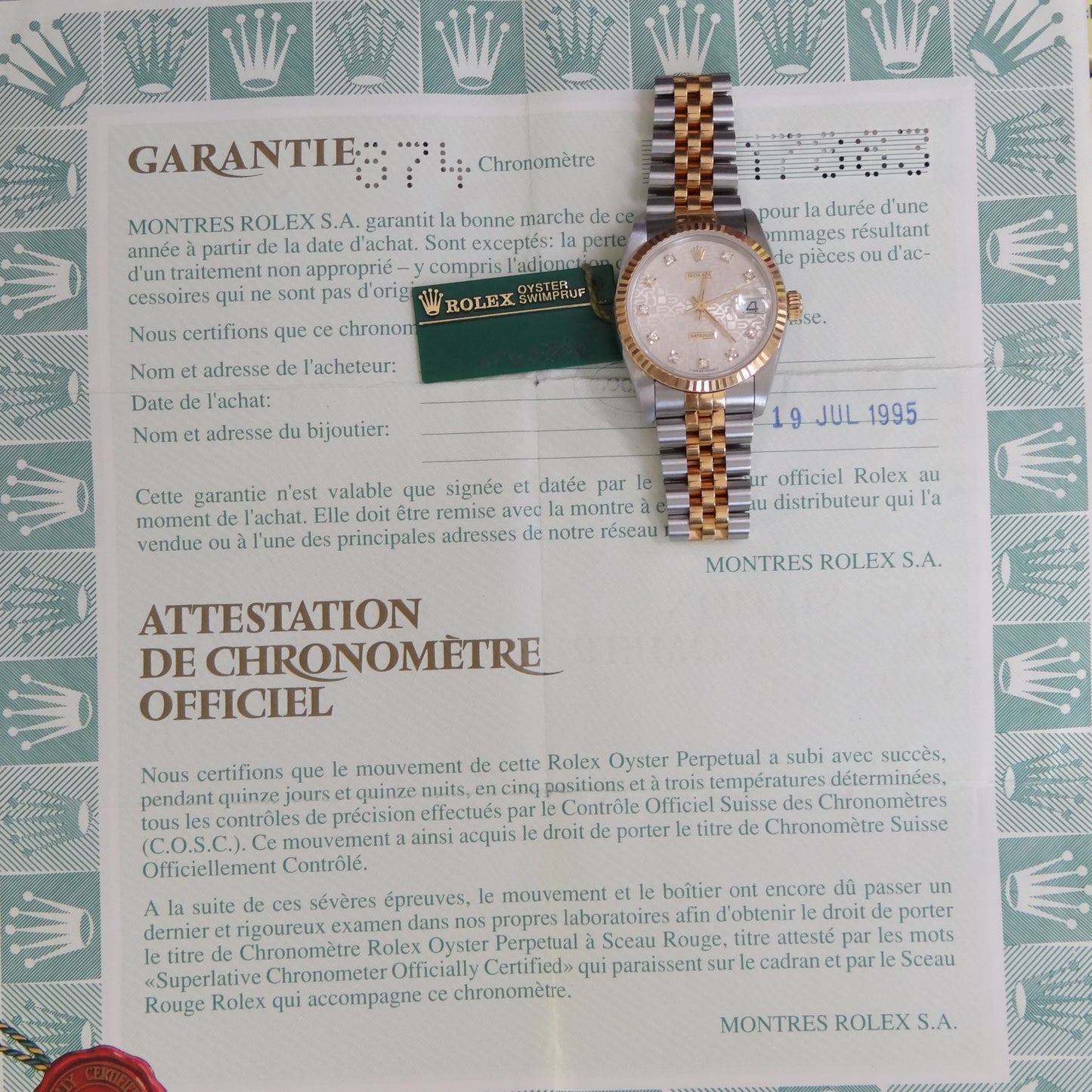 Rolex Midsize datejust 68273 #26922