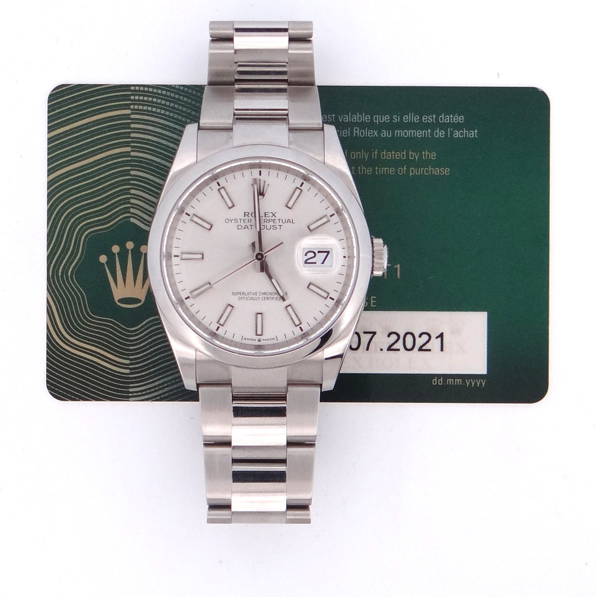 Rolex 126200 mens Datejust #28682