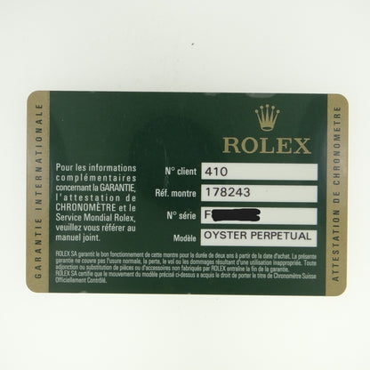 Rolex Midsize Datejust 178243 #27103