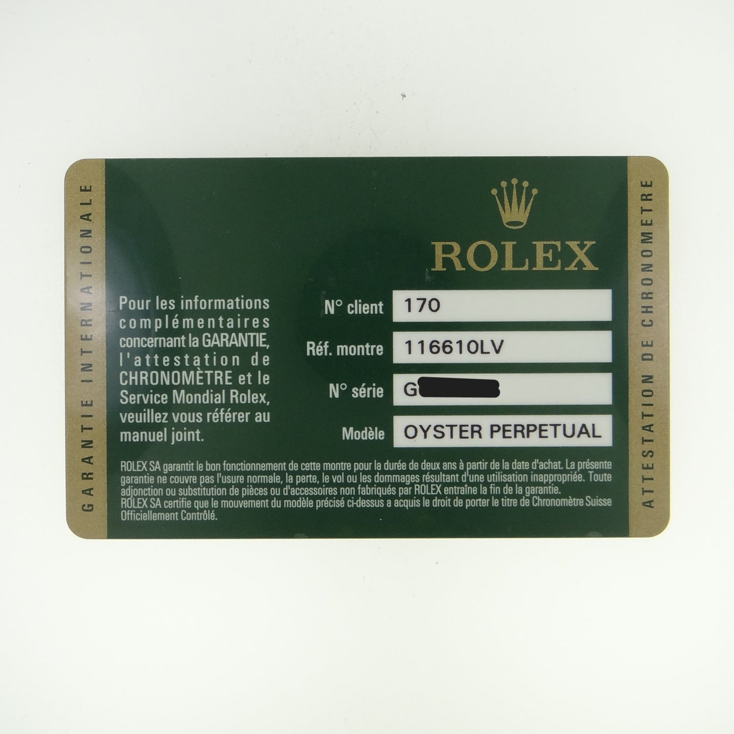 Rolex Submariner 116610LV #27102