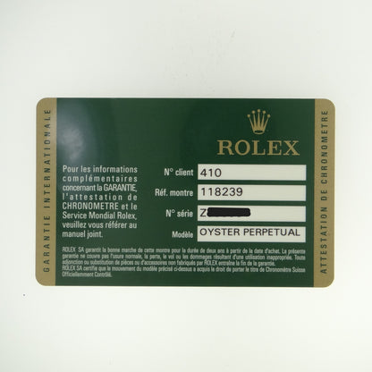Rolex Daydate Mens 118239 #27177