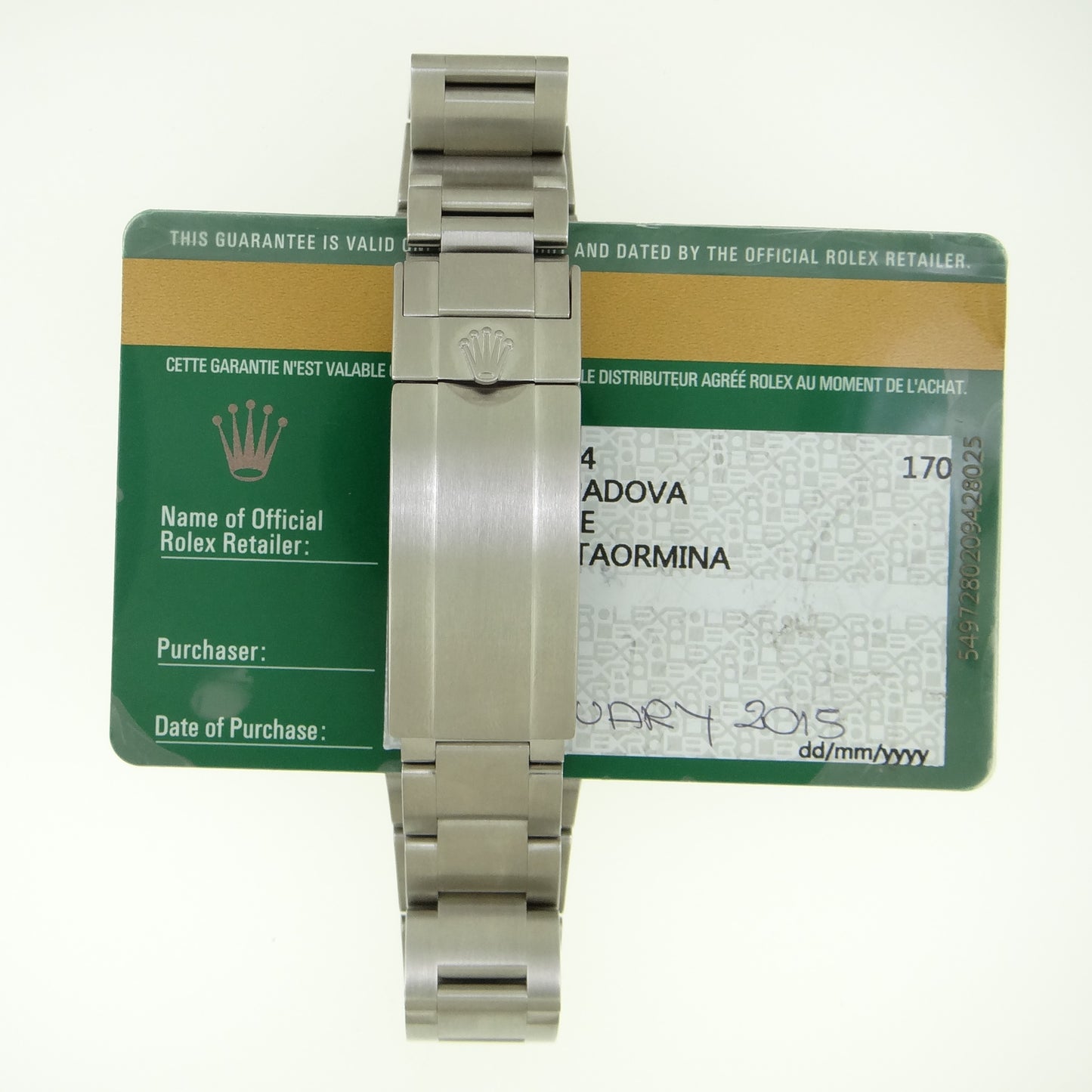 Rolex Submariner 114060 #25753