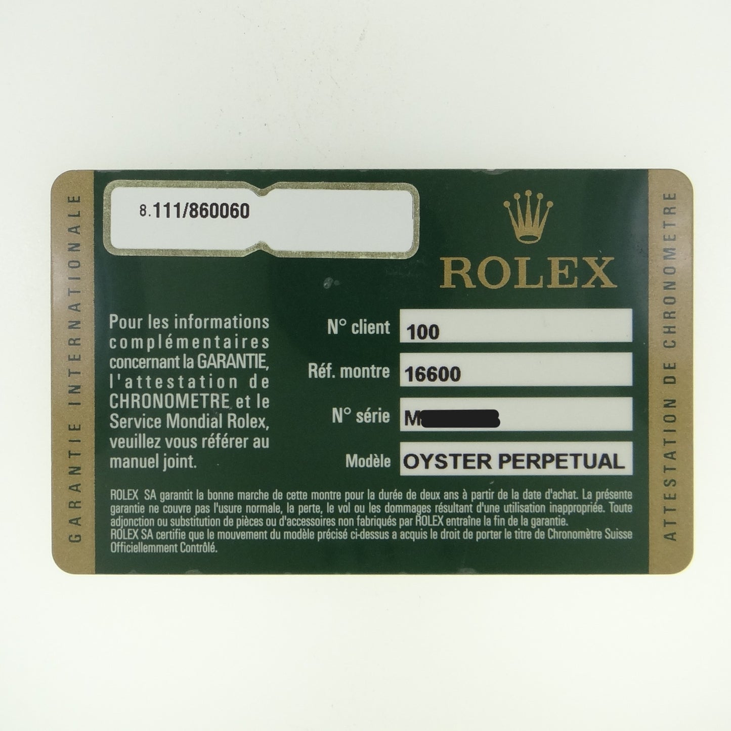 Rolex Sea-dweller 16600 #27260