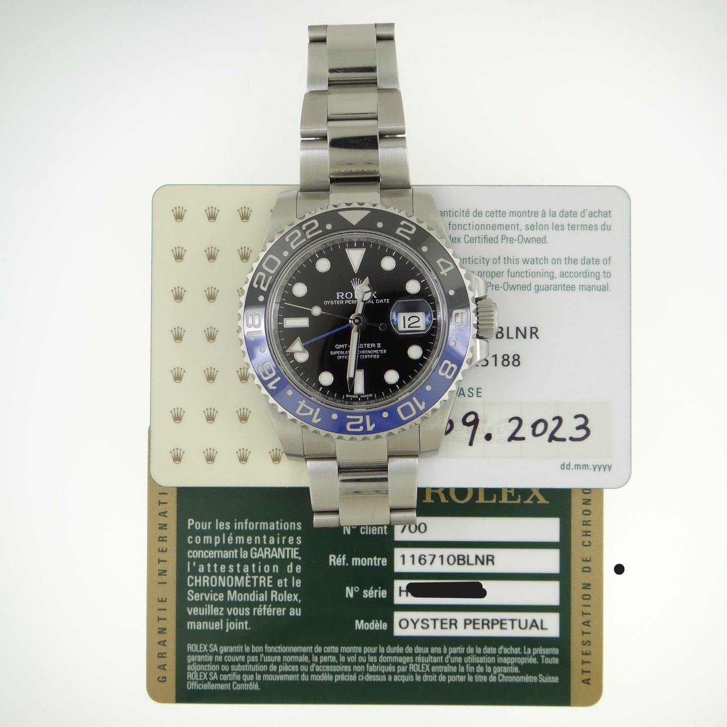 Rolex GMT Master II 116710 #27379