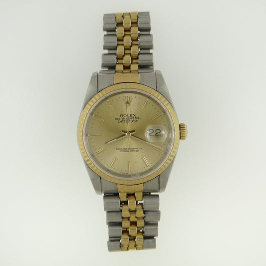 Rolex Mens Datejust 16233 #27381