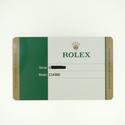 Rolex Oysterperpetual 114300 #25880