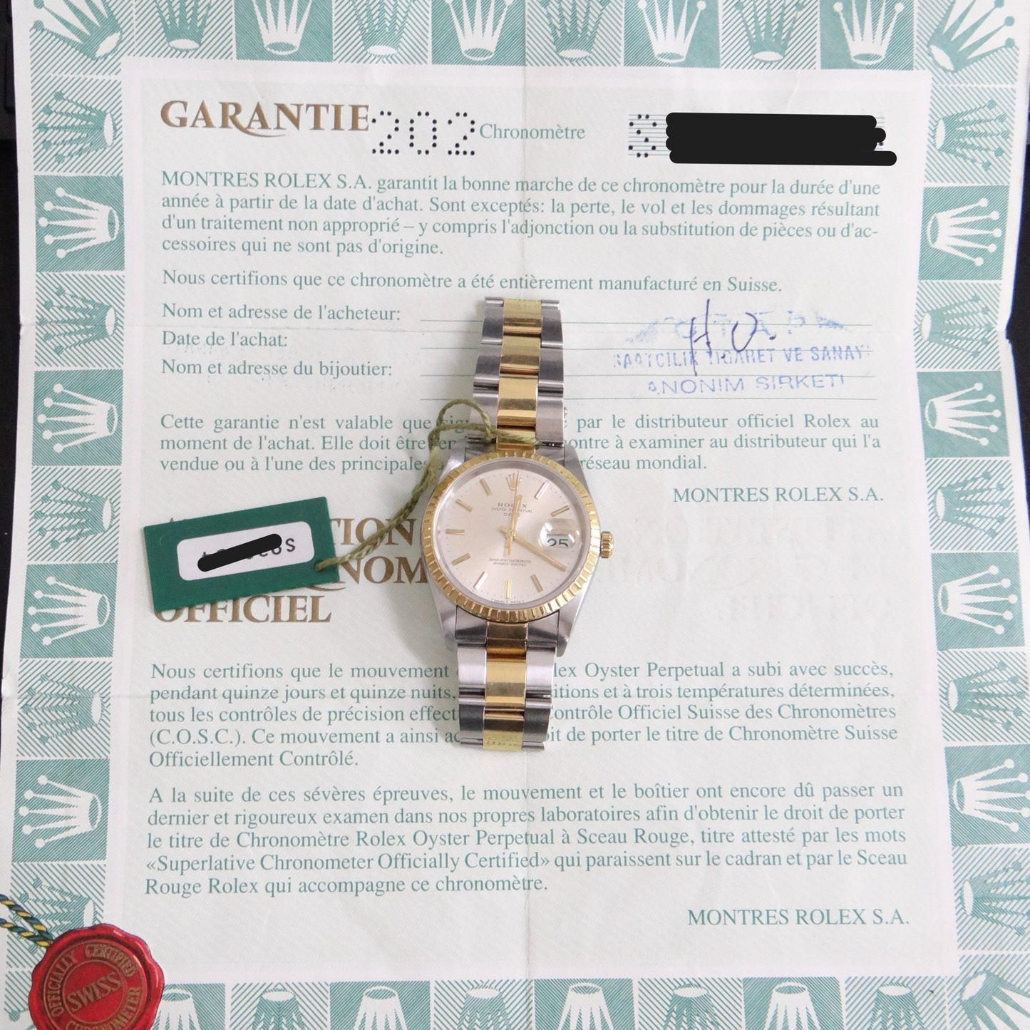 Rolex Date 15223 #27497