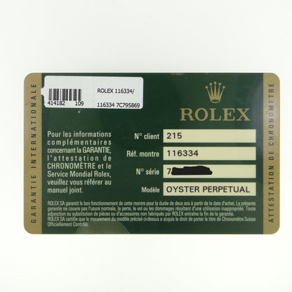 Rolex Datejust II  116334 #27556
