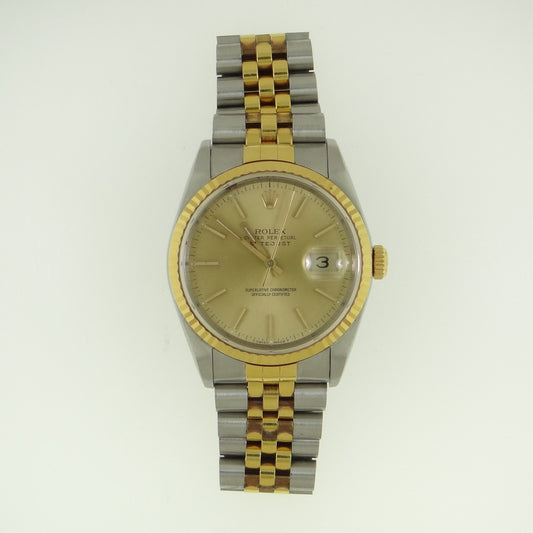 Rolex mens datejust 16233 #26014