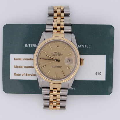 Rolex Mens Datejust 16233 #27645