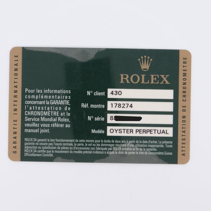 Rolex Midsize Datejust 178274 #27641