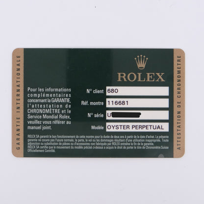 Rolex Yachtmaster 116681 #27623