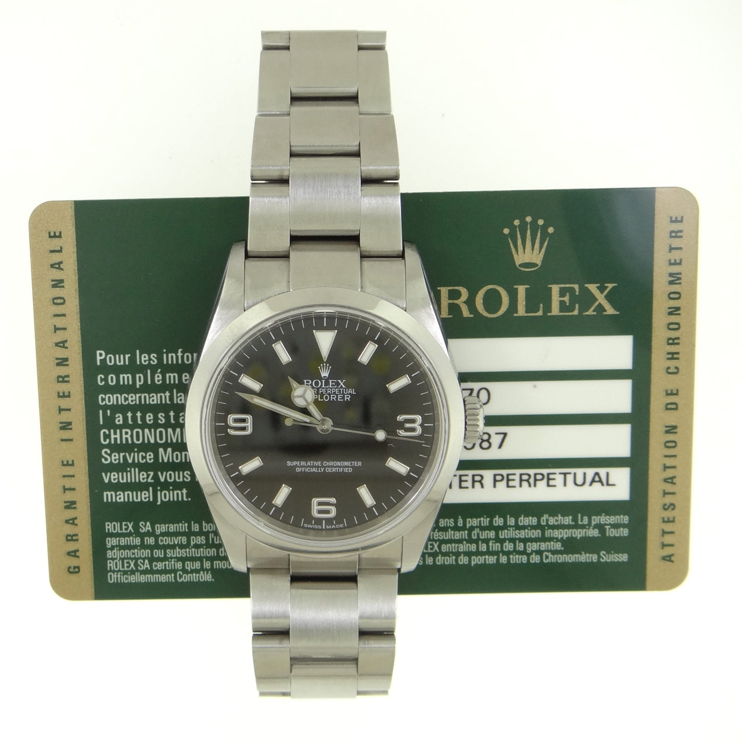 Rolex Explorer I 114270 #26034