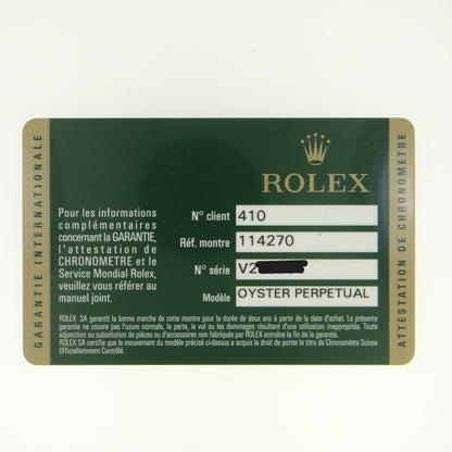 Rolex Explorer I 114270 #26034
