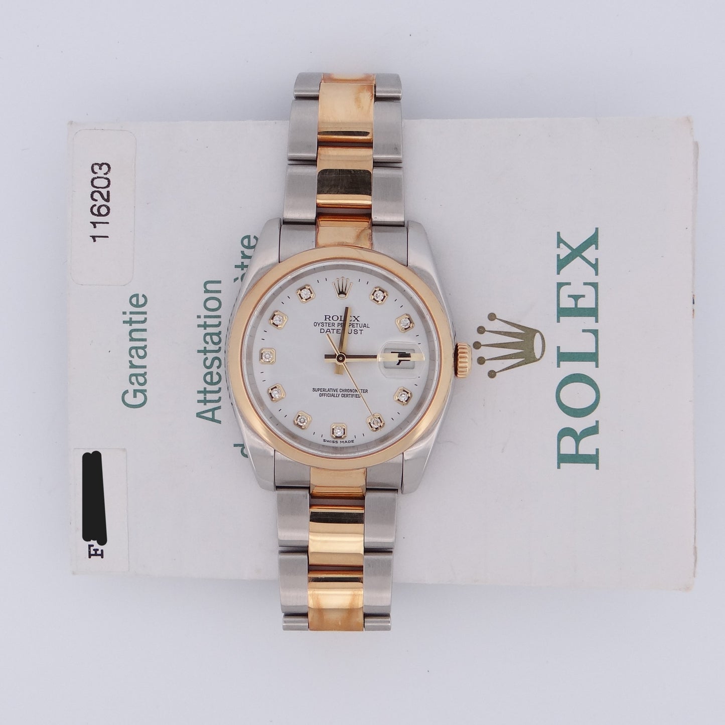 Rolex Mens Datejust 116203 #27677