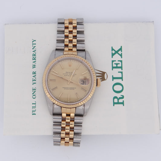 Rolex Mens Datejust 16233 #27708
