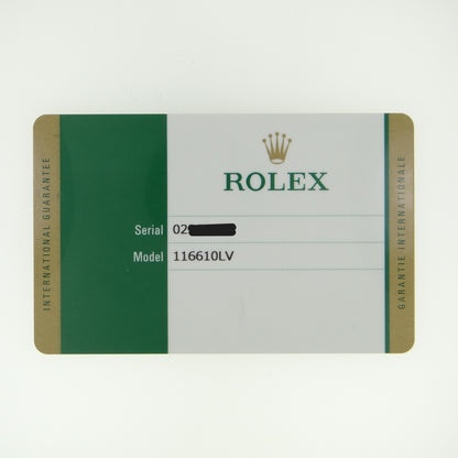 Rolex Submariner 116610LV #26038