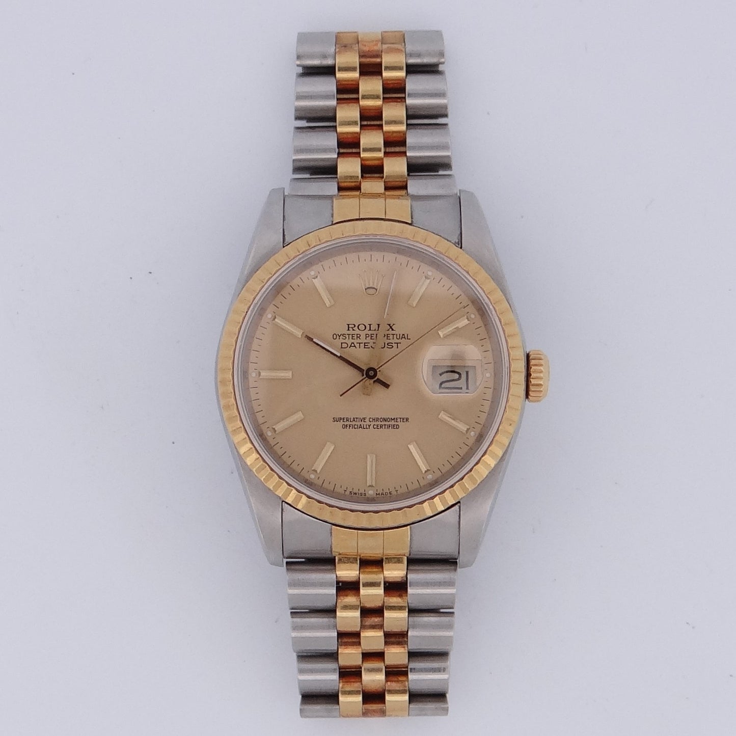 Rolex mens datejust 16233 #27774