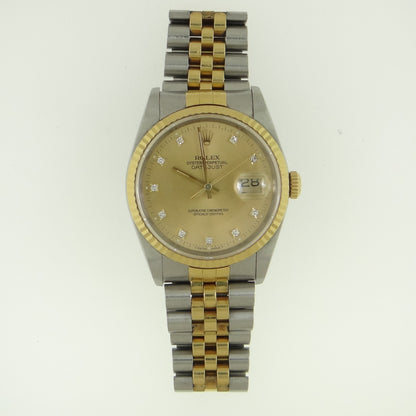 Rolex Mens Datejust 16233 #26140