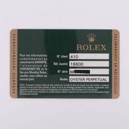 Rolex Seadweller 16600 #27827