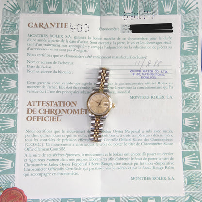 Rolex Ladies Datejust 69173 #26168