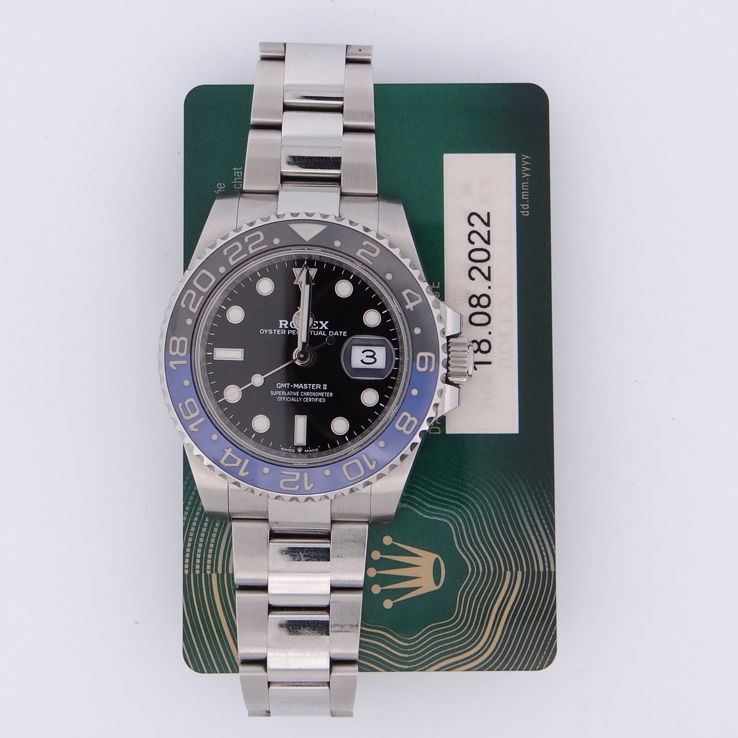 Rolex GMT Master II "batman" 126710 #27822