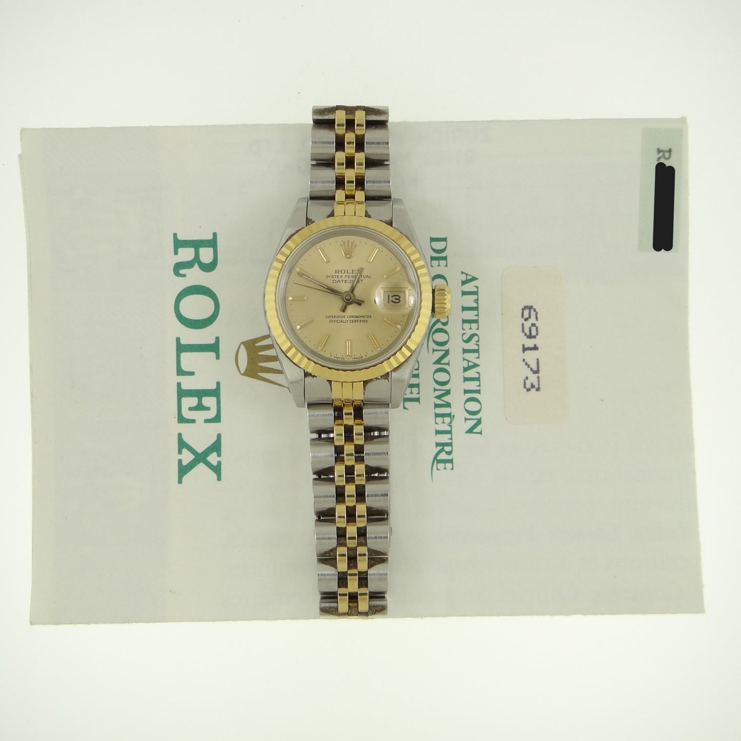 Rolex Ladies Datejust 69173 #26168