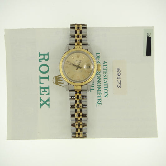 Rolex Ladies Datejust 69173 #26168