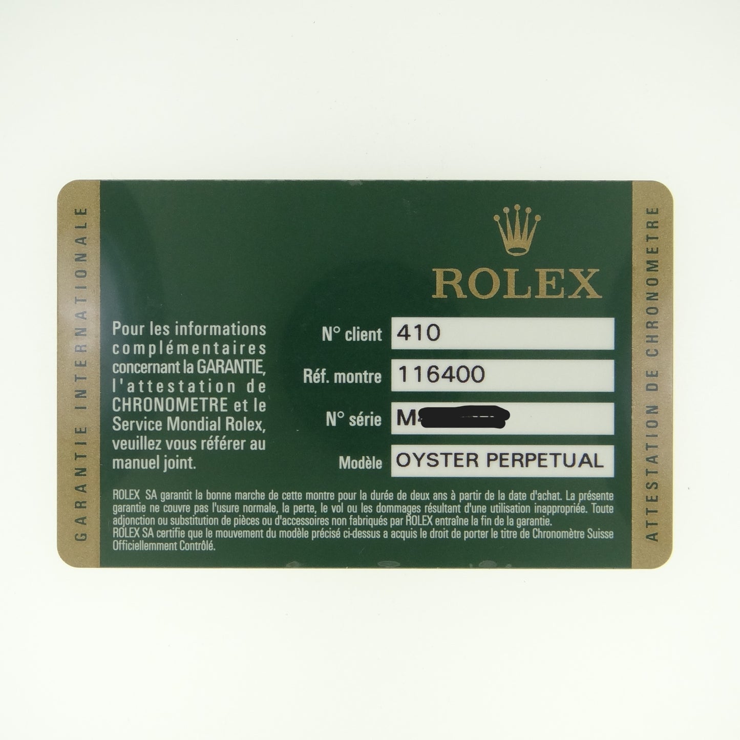 Rolex Milgauss 116400 #26189