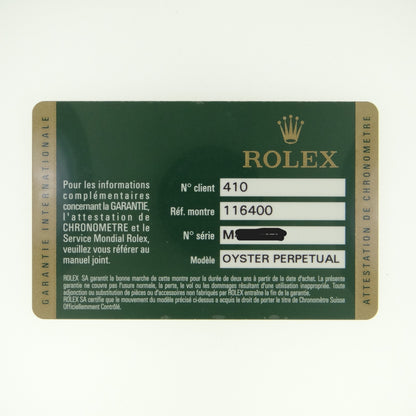 Rolex Milgauss 116400 #26189
