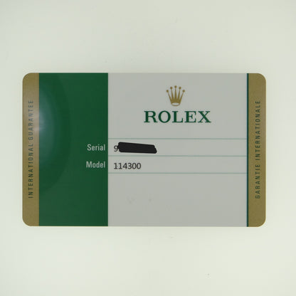 Rolex Oysterperpetual 114300 #26224