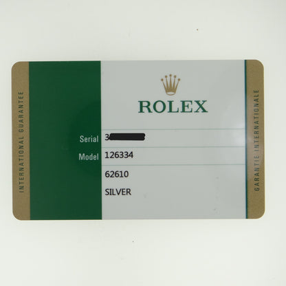 Rolex Mens Datejust 126334 #26226
