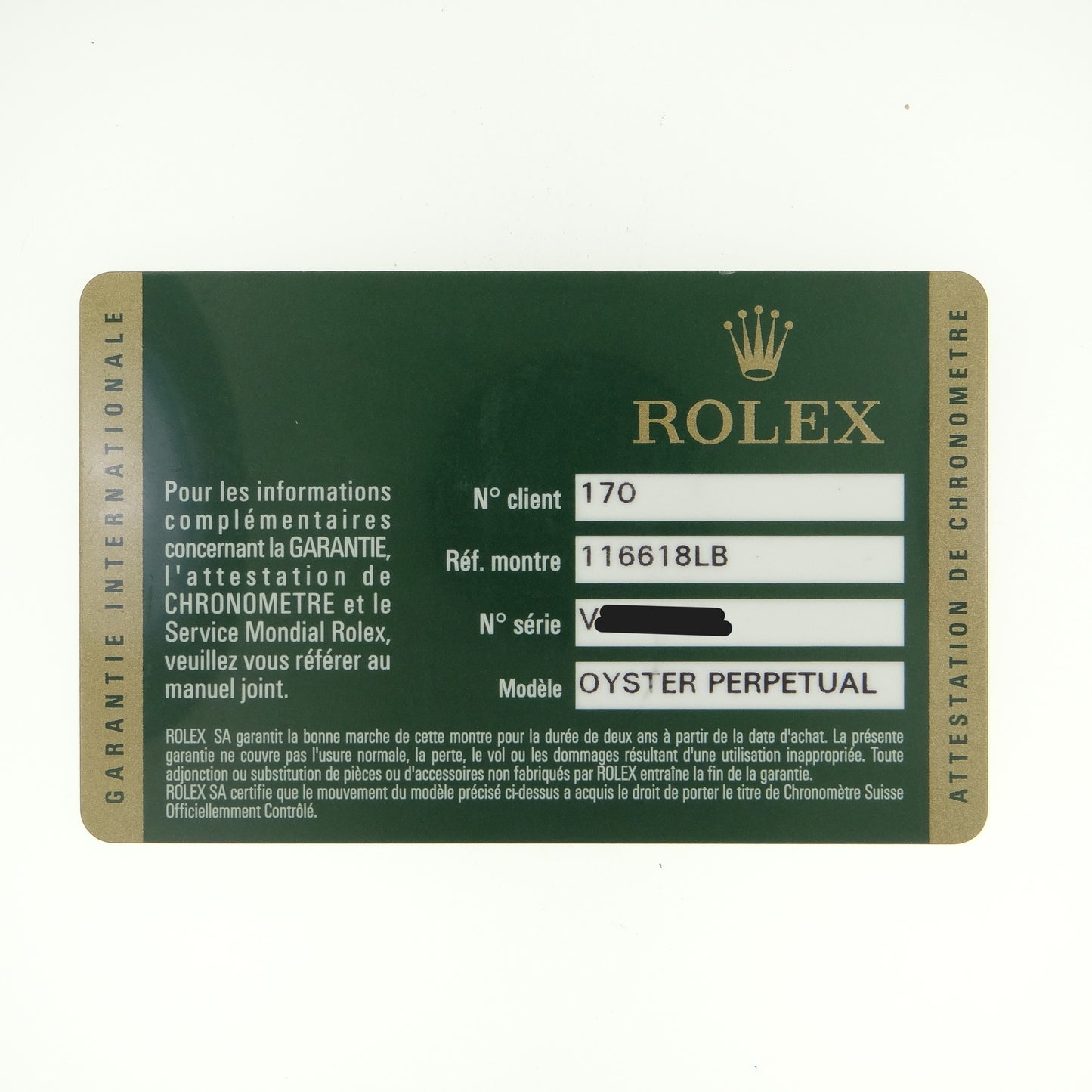 Rolex Submariner 116618 #26228